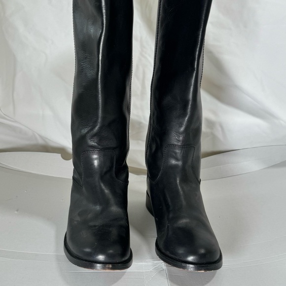 EUC Stuart Weitzman 5050 Over the Knee Boots in Black Leather - Picture 9 of 9